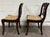 Vintage Associated Factories Duncan Phyfe Regency Style Mahogany Dining Chairs For Sale - Image 11 of 14