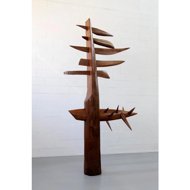 The Great Force of Nature Amazonia Series Sculpture in Wood by Elvio Becheroni, 1992 For Sale - Image 9 of 10