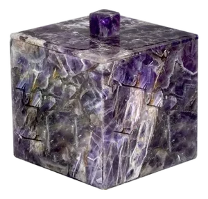 Natural Amethyst Container