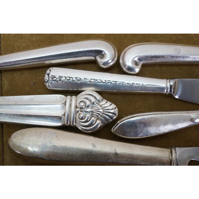 Mid 20th Century 6 Pc Assorted Sterling Handle Utensils Spreaders Cheese Knife Bottle Opener For Sale - Image 11 of 11