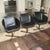 This set of three strip chairs, designed by carlo colombo for poliform in the early 2000s, is an icon of contemporary...
