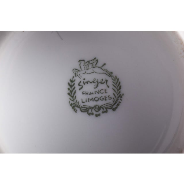 1920s Tea Set in Porcelain from Limoges, 1920, Set of 4 For Sale - Image 5 of 6