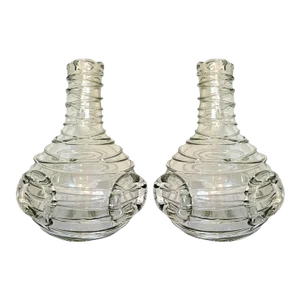 1960s Italian Costantini Threaded Art Glass Carafe