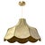 Italian Hand-Sewn Celadon Green Suede Pendant Lamp with Sculptural Flower, 1970s For Sale - Image 16 of 16