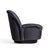 Black Vladimir Kagan for Directional Mid Century Swivel Lounge Chair For Sale - Image 8 of 9