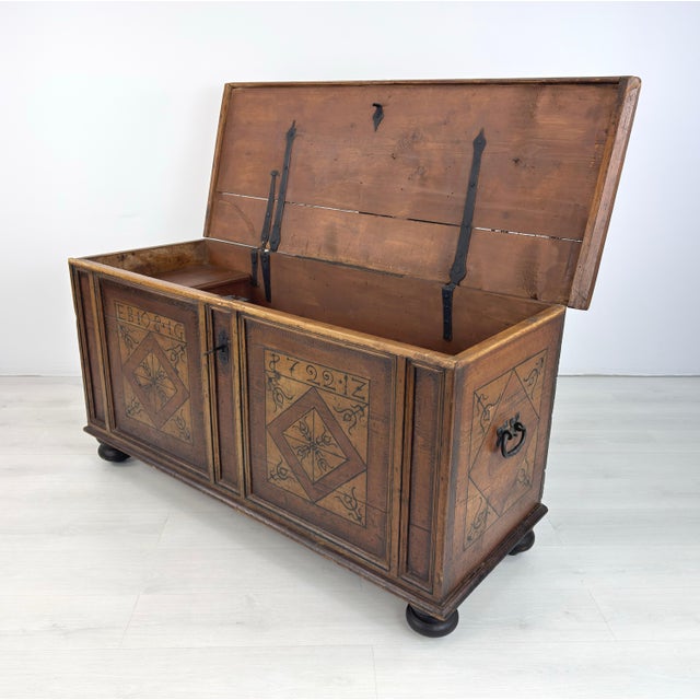 18c Antique French Chest For Sale - Image 4 of 16