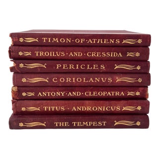 Antique Shakespeare Book Set, 1901 University Society Edition For Sale