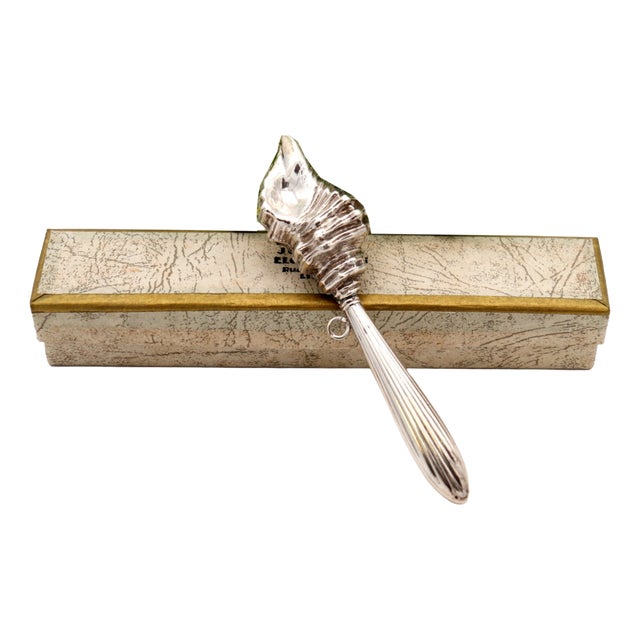 Silver Rock in the Shape of a Conch Shell For Sale