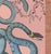 Contemporary "Les Serpentes" Snakes, Flowers, and Textile Pattern Print - 24" X 30" For Sale - Image 3 of 5