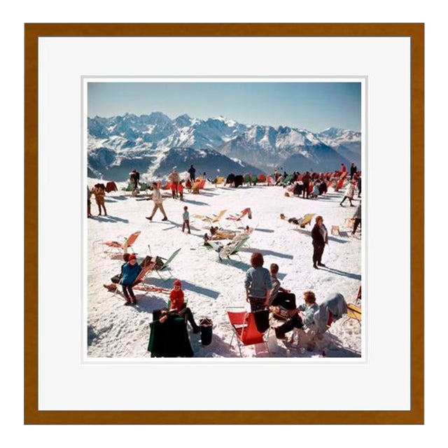 Verbier Vacation 1964 by Slim Aarons Framed C-Print For Sale
