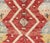 Textile Antique Turkish Oushak Rug With Bold Red, Soft Blue, and Golden Accents For Sale - Image 7 of 8
