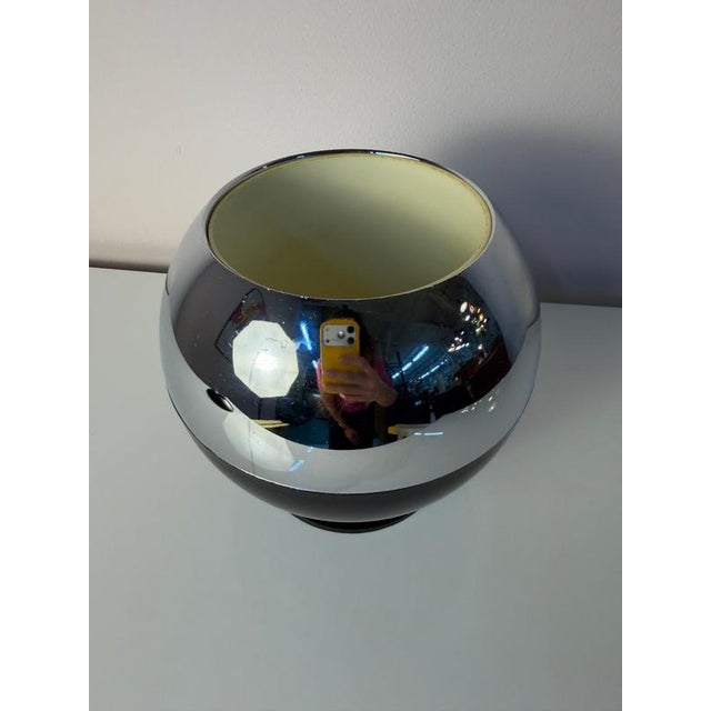 2000 - 2009 Spherical Ice Bucket in Chrome-Plated Plastic by Quist For Sale - Image 5 of 11