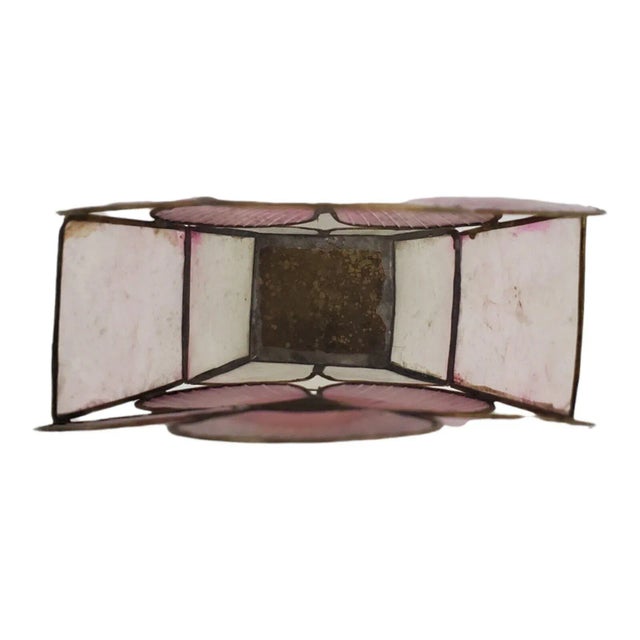 1960s Capiz Shell Flower Vase/Pencil Holder For Sale - Image 11 of 13