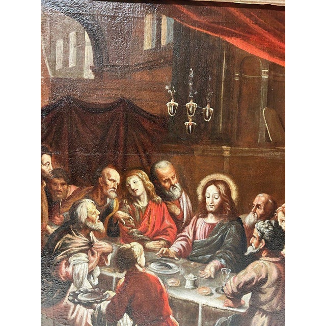 Bassano School Artist, Last Supper, 17th Century, Painting, Framed For Sale - Image 4 of 7