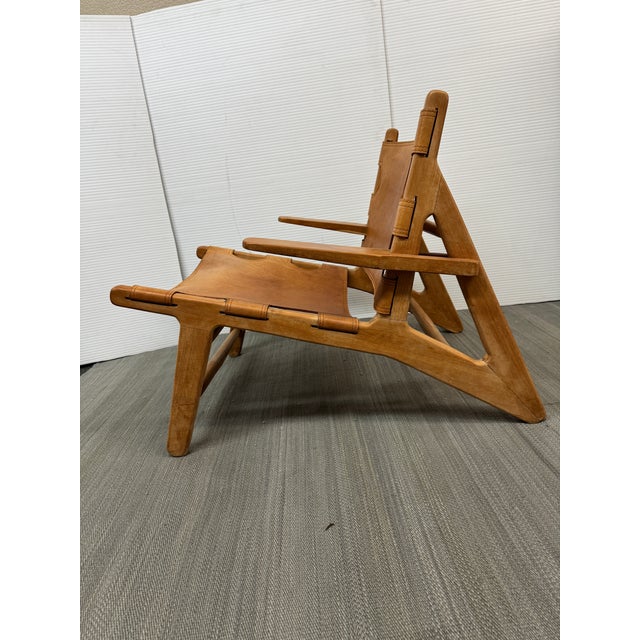 Børge Mogensen Sohnne Hunting Chair, Reproduction For Sale - Image 4 of 15