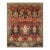 Rug & Kilim’s Persian Style Rug in Red, Gold, and Black With Floral Patterns For Sale