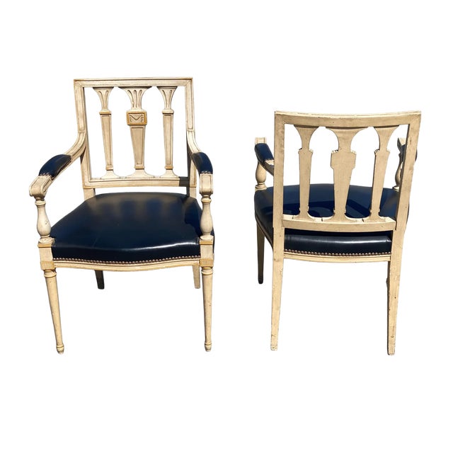 Early 20th Century Early 20th Century Antique French Chairs - a Pair For Sale - Image 5 of 9