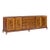 Renzo Rutili for Johnson Furniture Mid Century Walnut and Brass Credenza For Sale