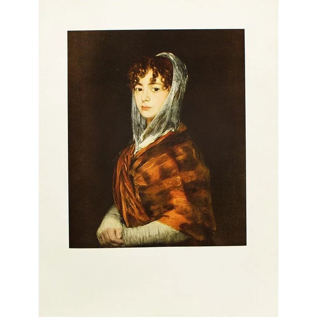 1954 After Goya "Senora Sabasa Garcia", Vintage First Edition Photogravure For Sale In Dallas - Image 6 of 8