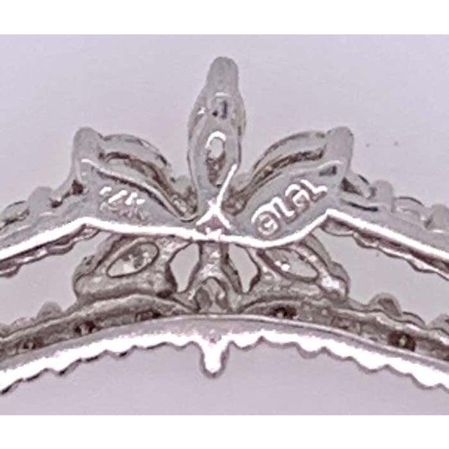 18 Karat White Gold and Diamond Soldered Pendent Necklace For Sale - Image 10 of 12