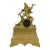 French Empire Figural Gilt Bronze Silk Thread Movement Mantle Clock C1830 For Sale