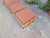 Large Francesco Giuseppe Series Bench with Brick Bouclé Seat by Luigi Caccia Dominioni for Azucena, 1950s For Sale - Image 6 of 16