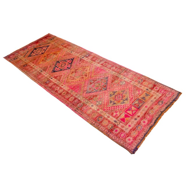 Vintage Turkish Hand-Knotted Short Runner Rug - 2′11″ × 7′9″ For Sale - Image 6 of 12