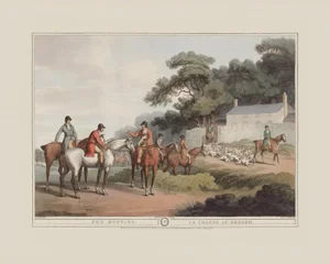 Fox Hunting- Giclee Print From British Field Sports