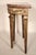 Antique Louis XVI Style Silver Leaf and Painted Marble Top Console Table For Sale - Image 4 of 11