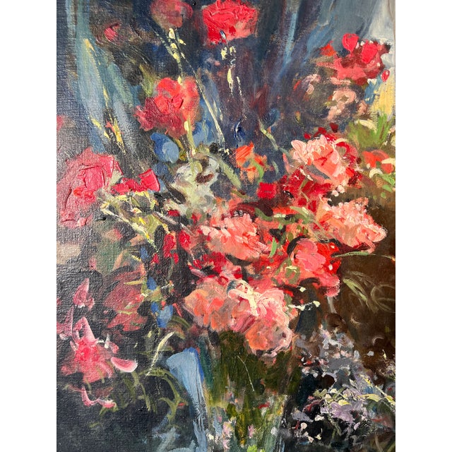 Italian Giovanni Madonini ( 1915-1989) Still Life Oil Painting For Sale - Image 9 of 13