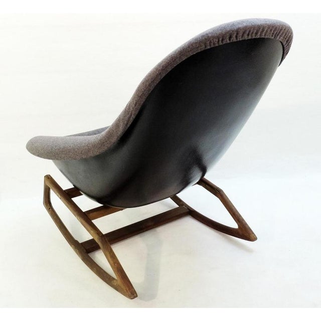 Gemini Rocking Chair by Walter S. Chenery for Lurashell, 1960s For Sale - Image 4 of 11
