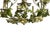 Shabby Chic Mid Century Italian Tole Floral Chandelier For Sale - Image 3 of 8