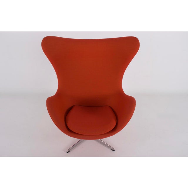 Metal Egg Armchair by Arne Jacobsen for Fritz Hansen, 2010s For Sale - Image 7 of 14