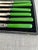 Green Antique/Vintage Taylor & Son Green Bakelite Butter Knife Set- 6 Pieces For Sale - Image 8 of 8