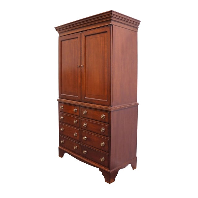 LEXINGTON FURNITURE Palmer Home Collection Solid Cherry Traditional 46" Media Armoire 554-318 80.5" High 46.5" Wide 24"...