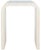 Wood Liasonya Curved Waterfall Accent Table in White Washed For Sale - Image 7 of 7
