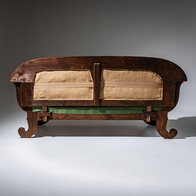Antique Biedermeier Sofa in Mahogany, Northern Germany, 1830 For Sale - Image 6 of 13
