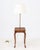 Queen Anne Style Side Table With Swing Arm Lamp For Sale - Image 9 of 9