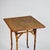 Antique Chinoiserie Tortoiseshell Bamboo + Grass Cloth Side Table For Sale - Image 12 of 13