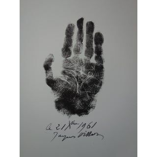 Jacques Villon, Hand of the Artist, 1962, Lithograph For Sale