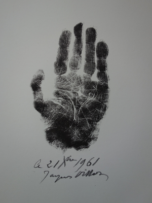 Jacques Villon, Hand of the Artist, 1962, Lithograph