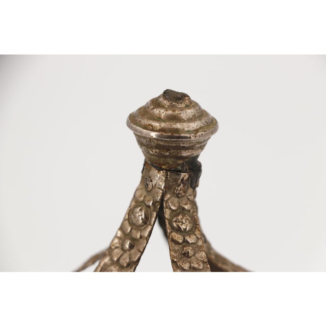 19th Century Portuguese Baroque Saint Crown, Tin For Sale - Image 15 of 17