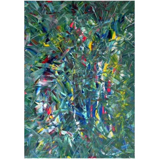 1970s Abstract Composition, 1979, Acrylic on Canvas For Sale - Image 5 of 6