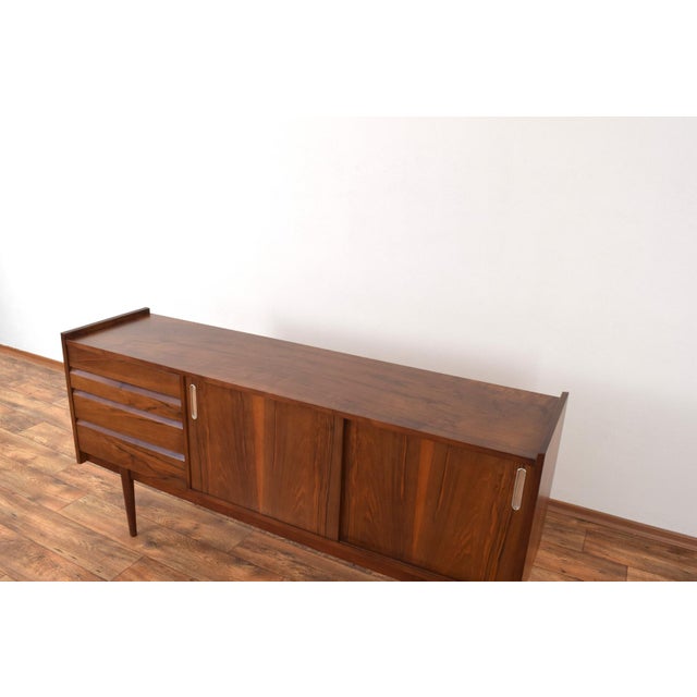 Mid-Century Polish Walnut Sideboard from Bytom Furniture Factory, 1960s For Sale - Image 13 of 17