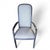 Late 20th Century Set of Six Reupholstered Grey Wood Dining Chairs For Sale - Image 14 of 18