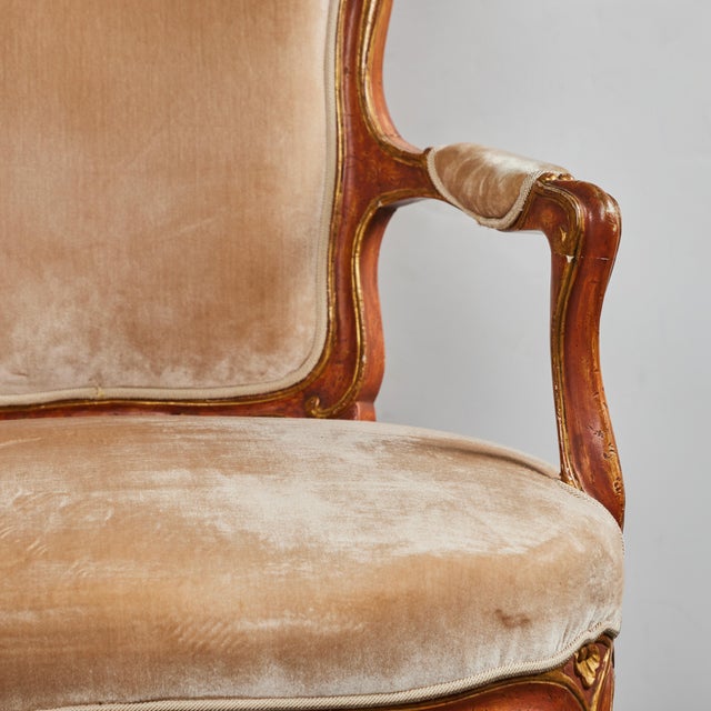 Modern Painted Venetian Armchair For Sale - Image 3 of 8