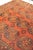 Ersari Burnt Orange, Copper, Rust, Camel & Indigo Square Rug - 8.7 x 9.2 For Sale - Image 10 of 13