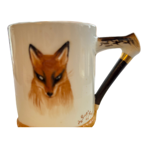 1920s Royal Doulton “Reynard the Fox” Cups & Saucers, English Sporting Ware. - a Pair