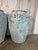 Pair of Large Antique Terracotta Storage Jars With Blue Weathered Patina For Sale In Los Angeles - Image 6 of 12