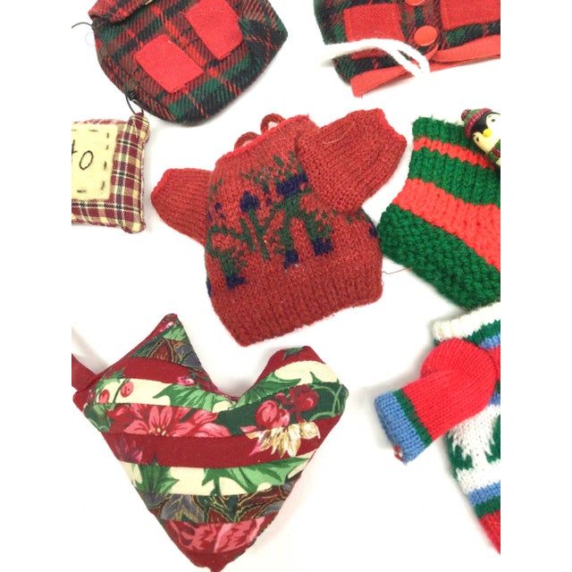 Vintage Group Handcrafted Holiday Ornaments For Sale In Portland, ME - Image 6 of 9